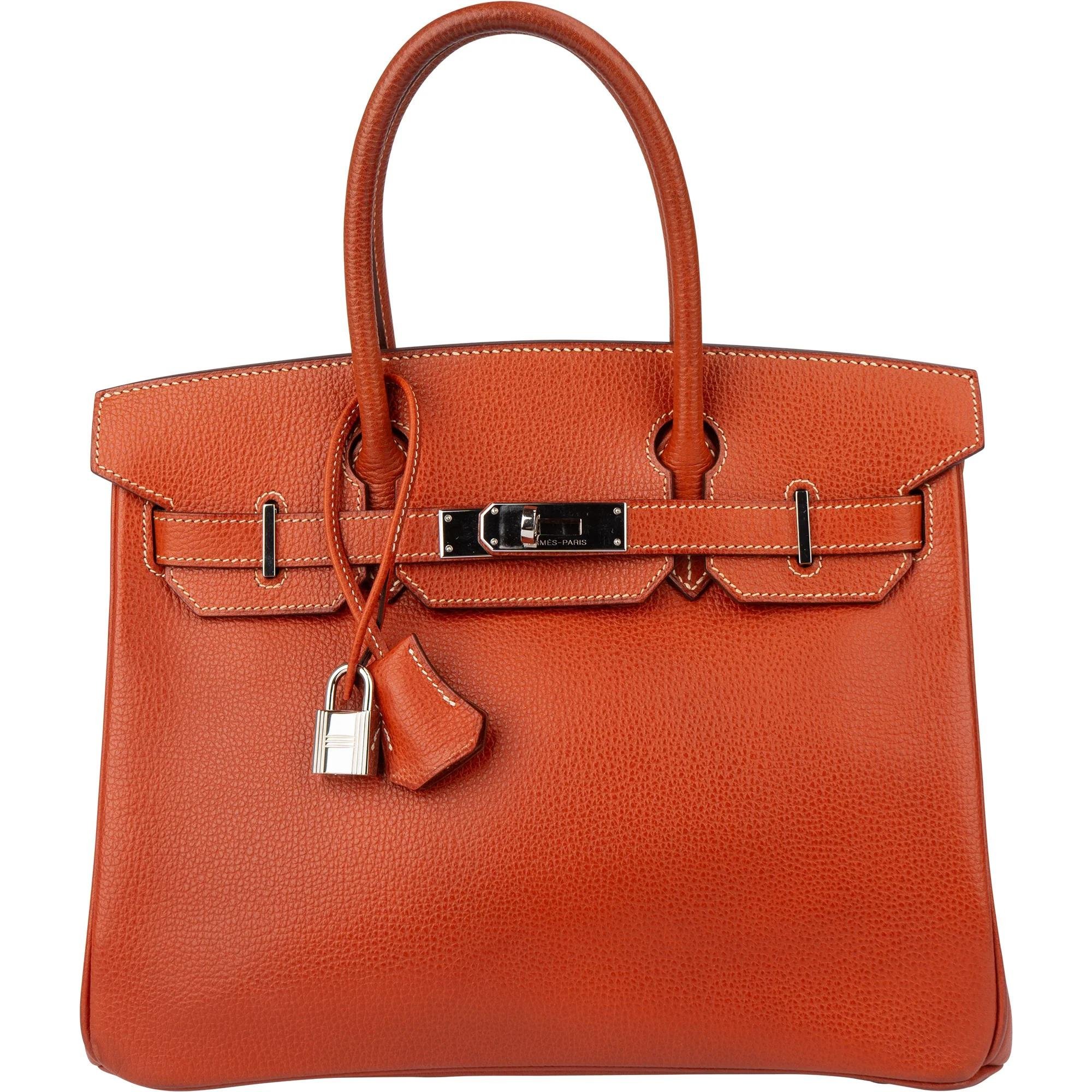 Birkin 30 leather satchel