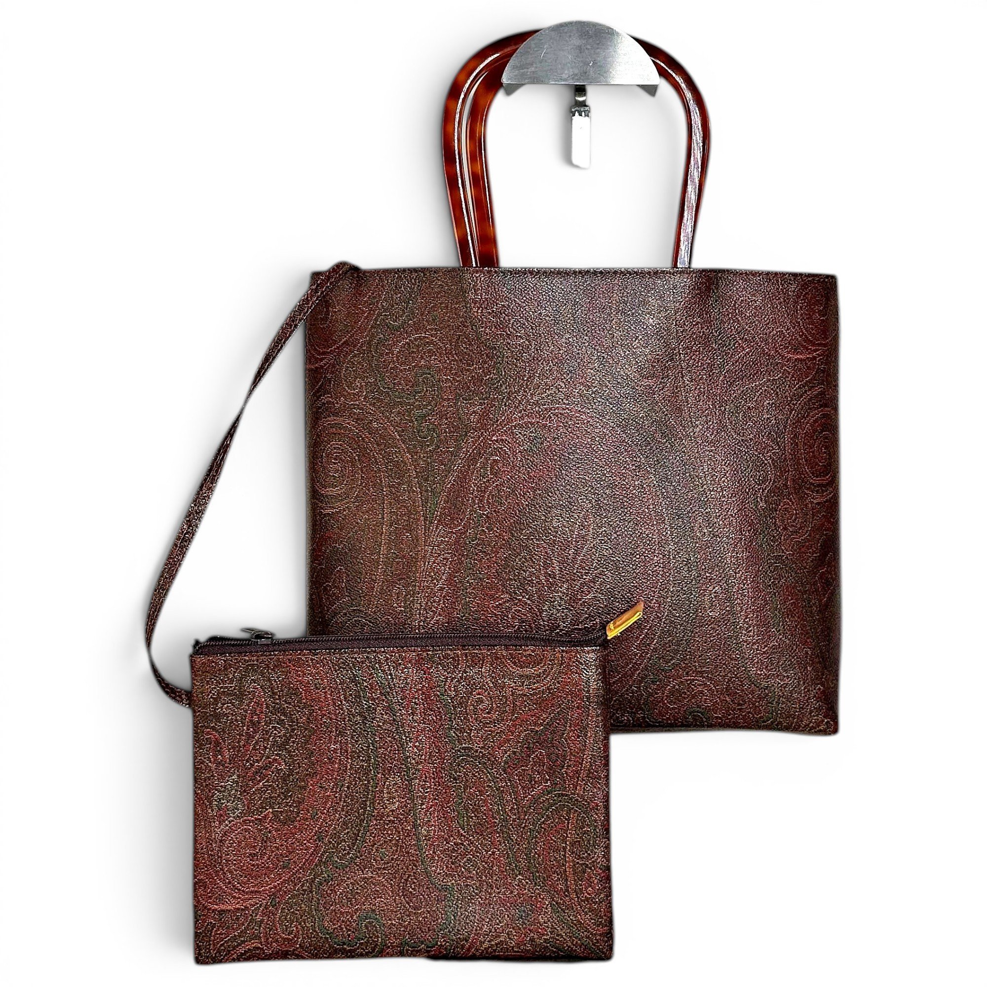 Leather tote