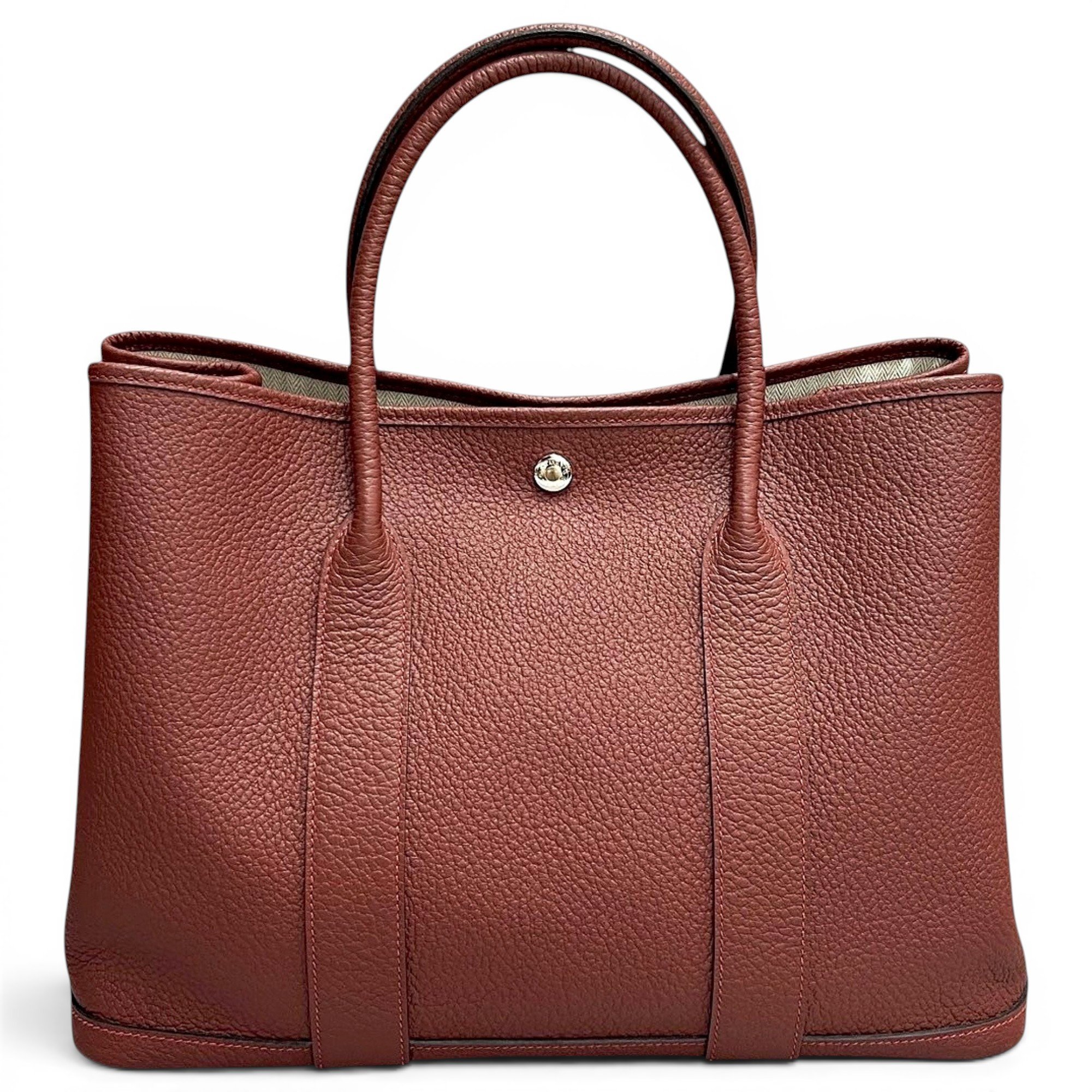 Garden Party leather handbag