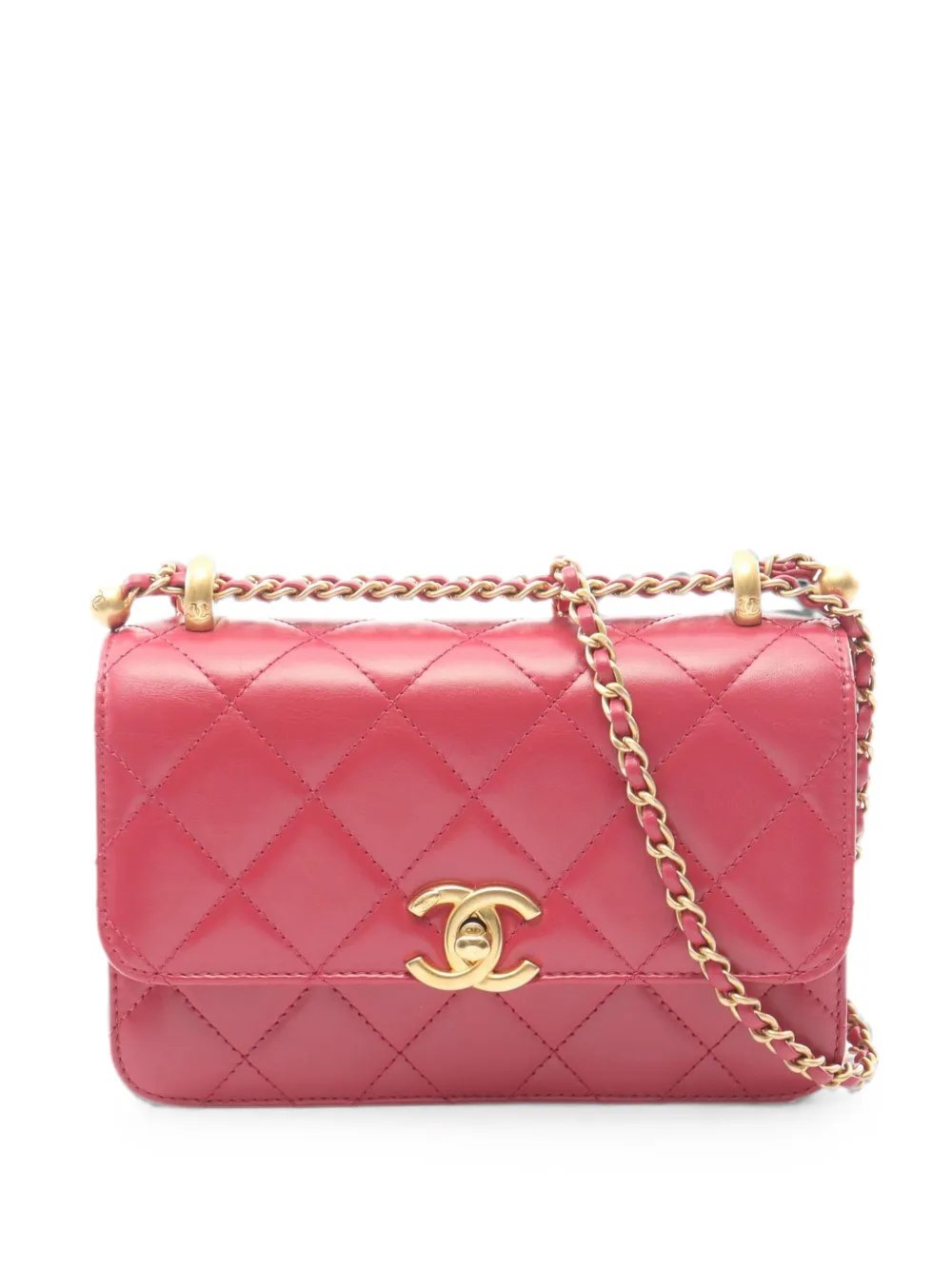 2021-2026 Small Quilted Lambskin Flap shoulder bag