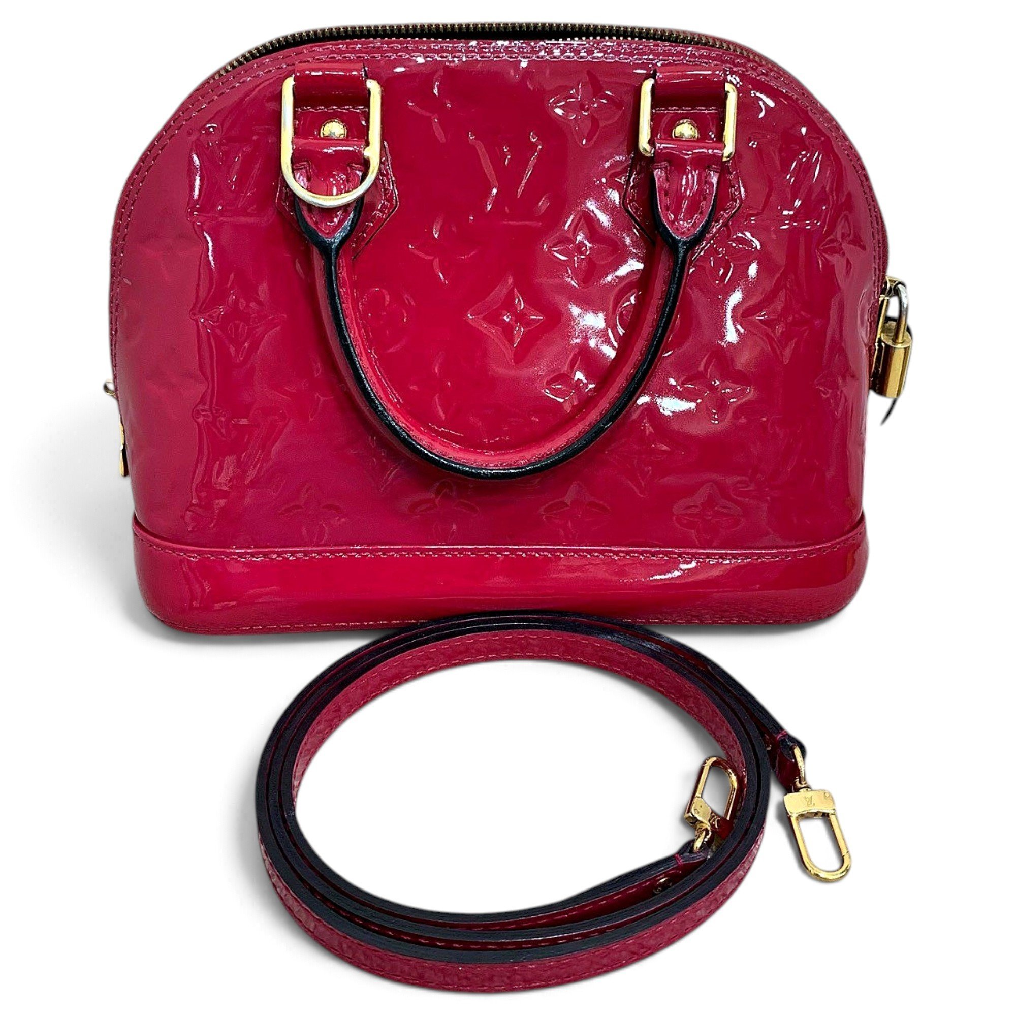 Alma BB patent leather handbag