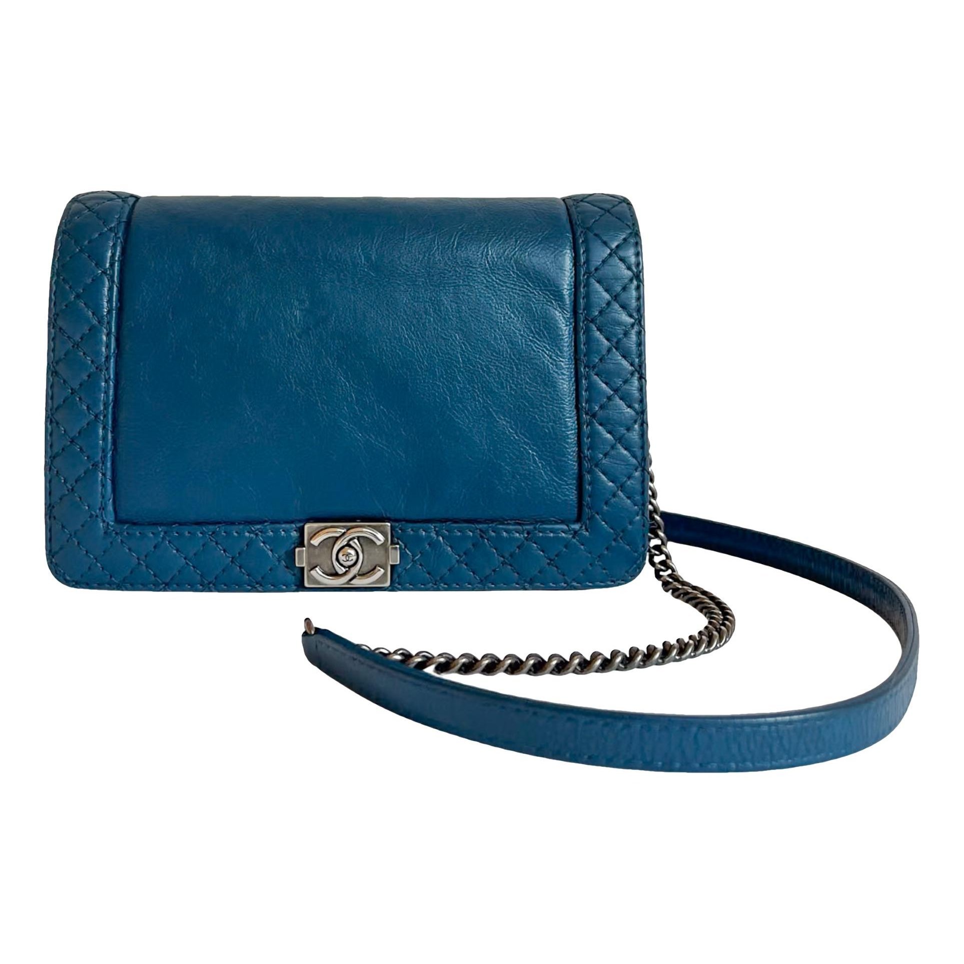 Boy leather crossbody bag