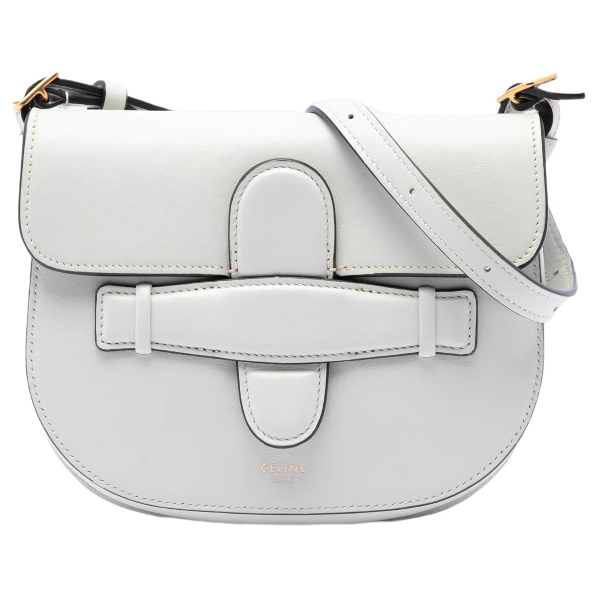 Symmetrical leather bag