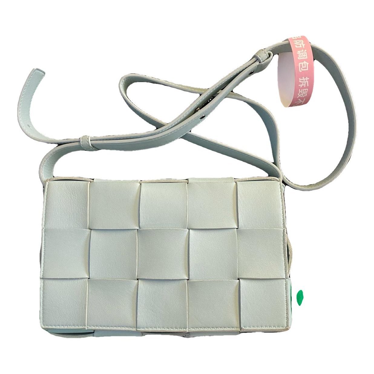 Cassette leather handbag