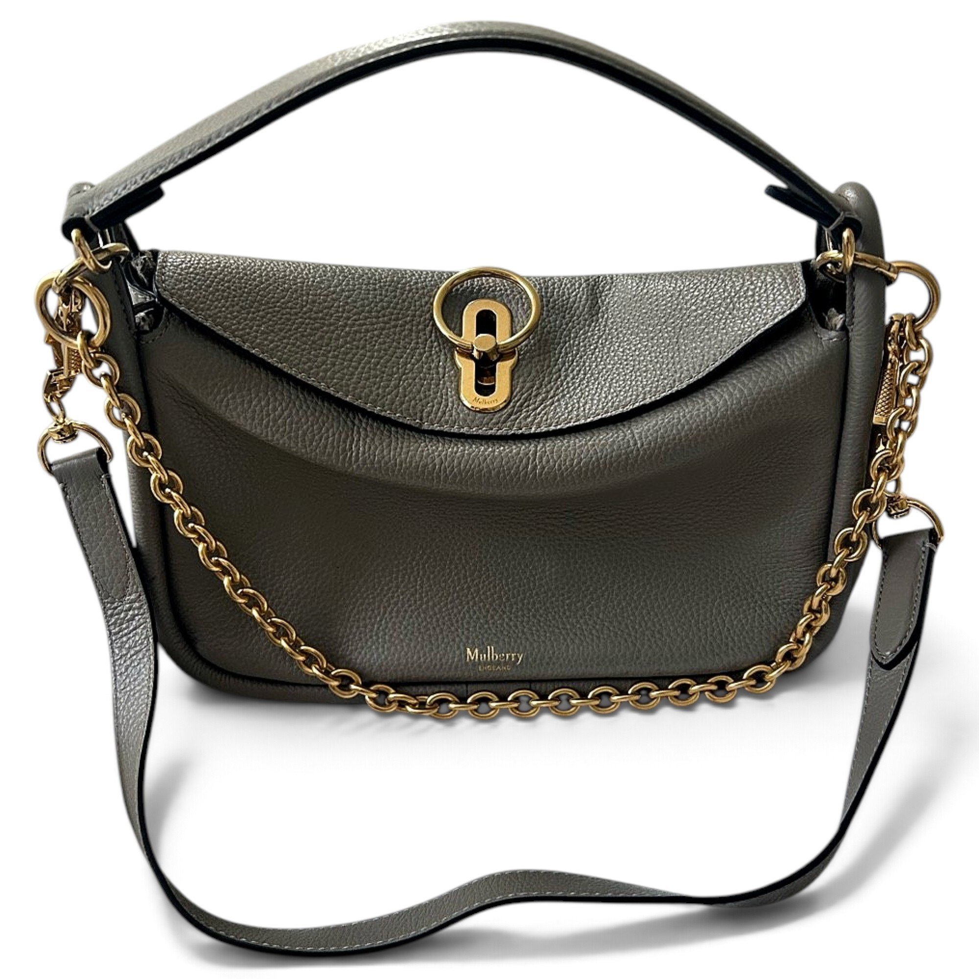 Iris leather handbag