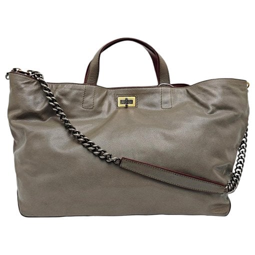 Leather handbag