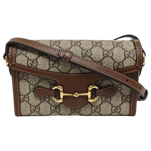 Handle Horsebit 1955 leather mini bag