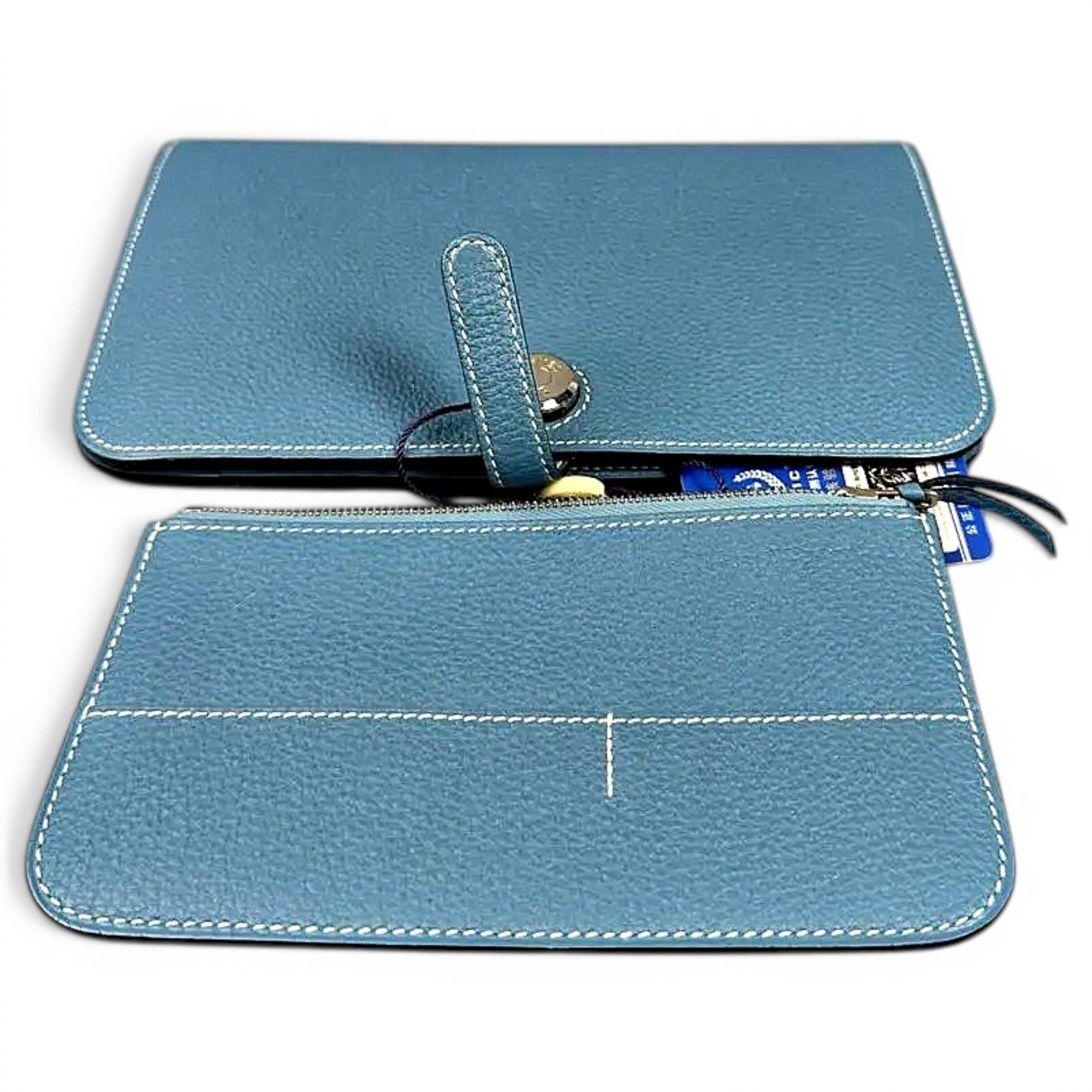Dogon leather clutch bag