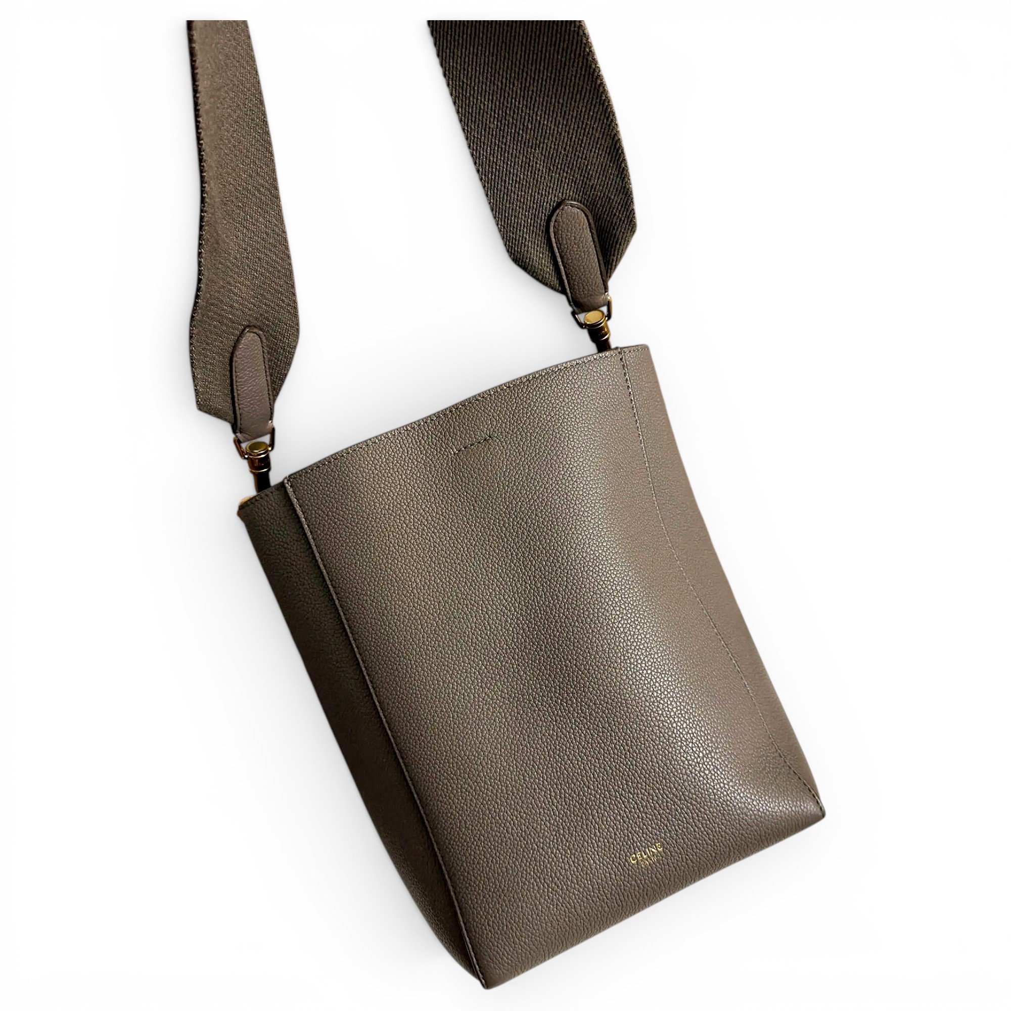 Seau Sangle leather tote