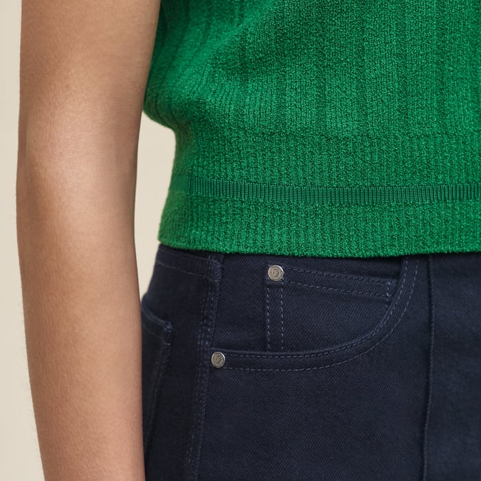 Vert Cabane Short-sleeve Sweater
