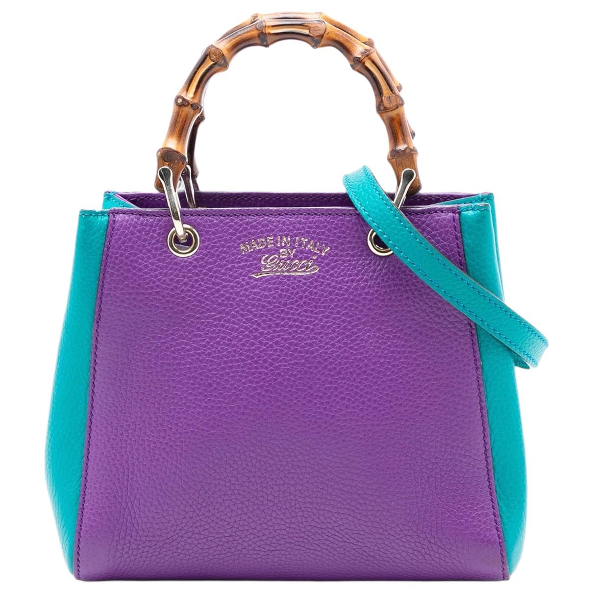 Bamboo leather satchel