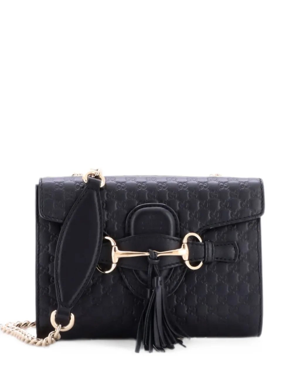 Emily Chain Flap Bag Microguccissima Leather Mini shoulder bag