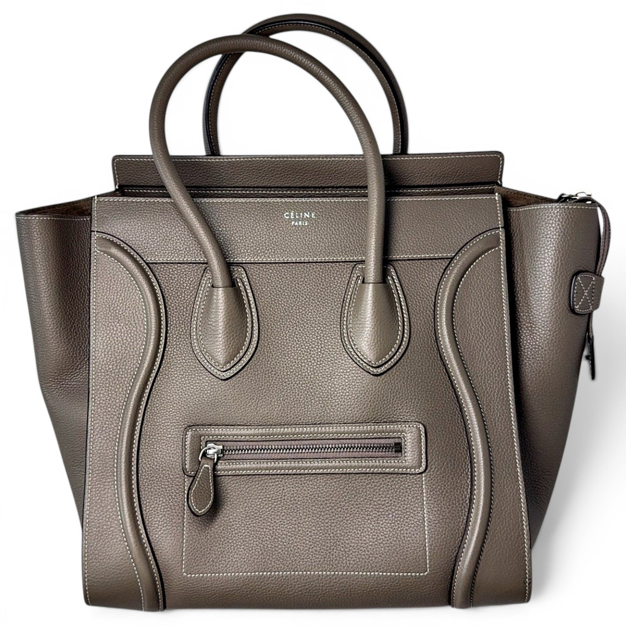Luggage leather handbag