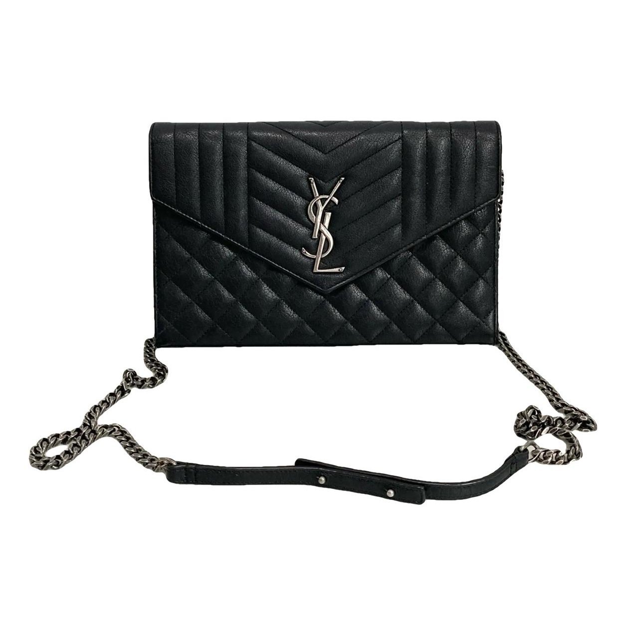 Envelope leather crossbody bag