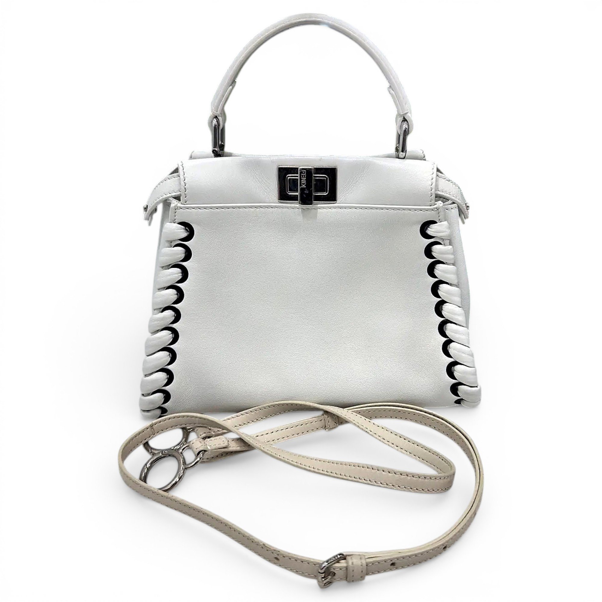 Peekaboo IseeU leather crossbody bag