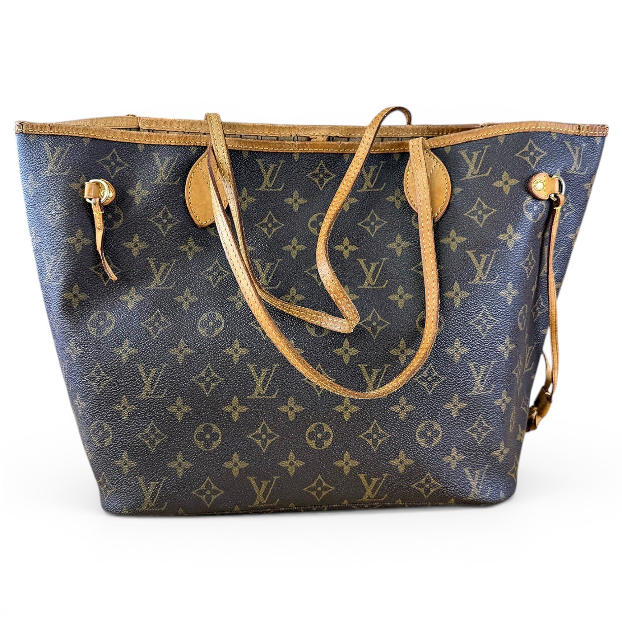 Neverfull leather tote