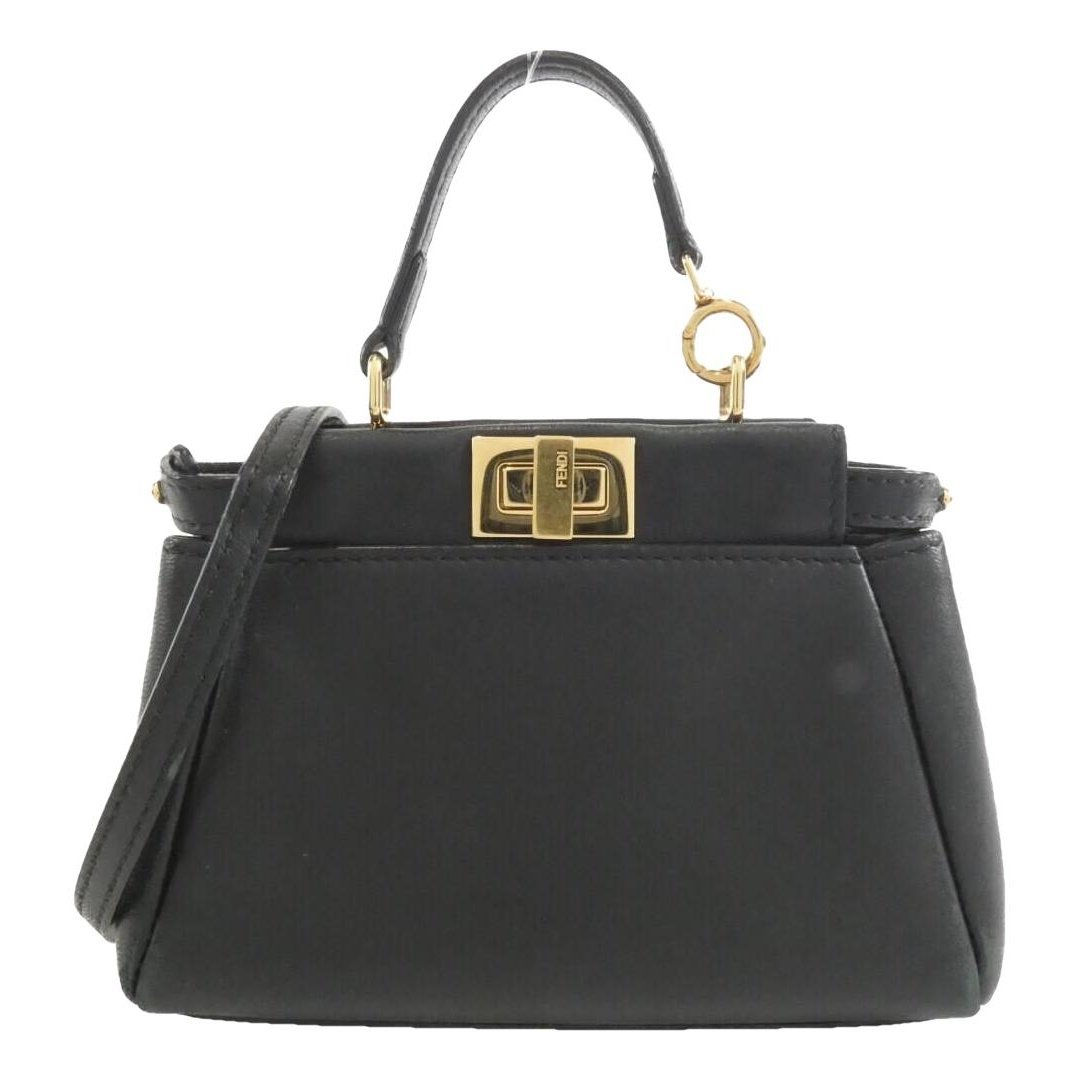 Peekaboo leather handbag