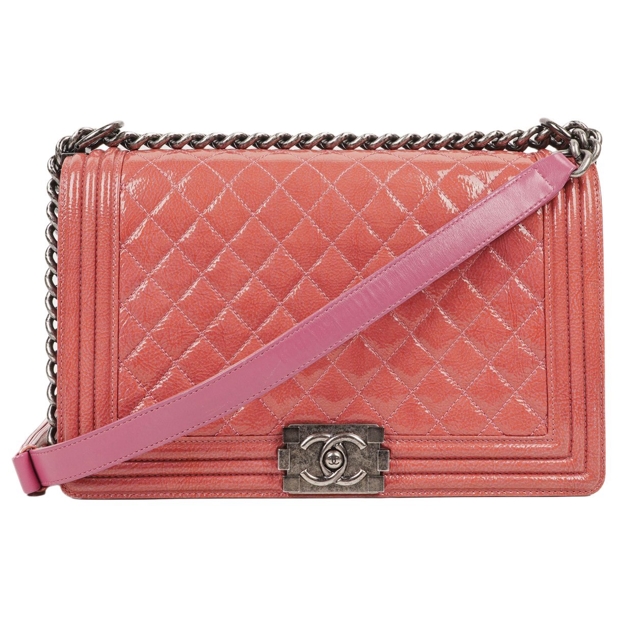 Boy patent leather handbag
