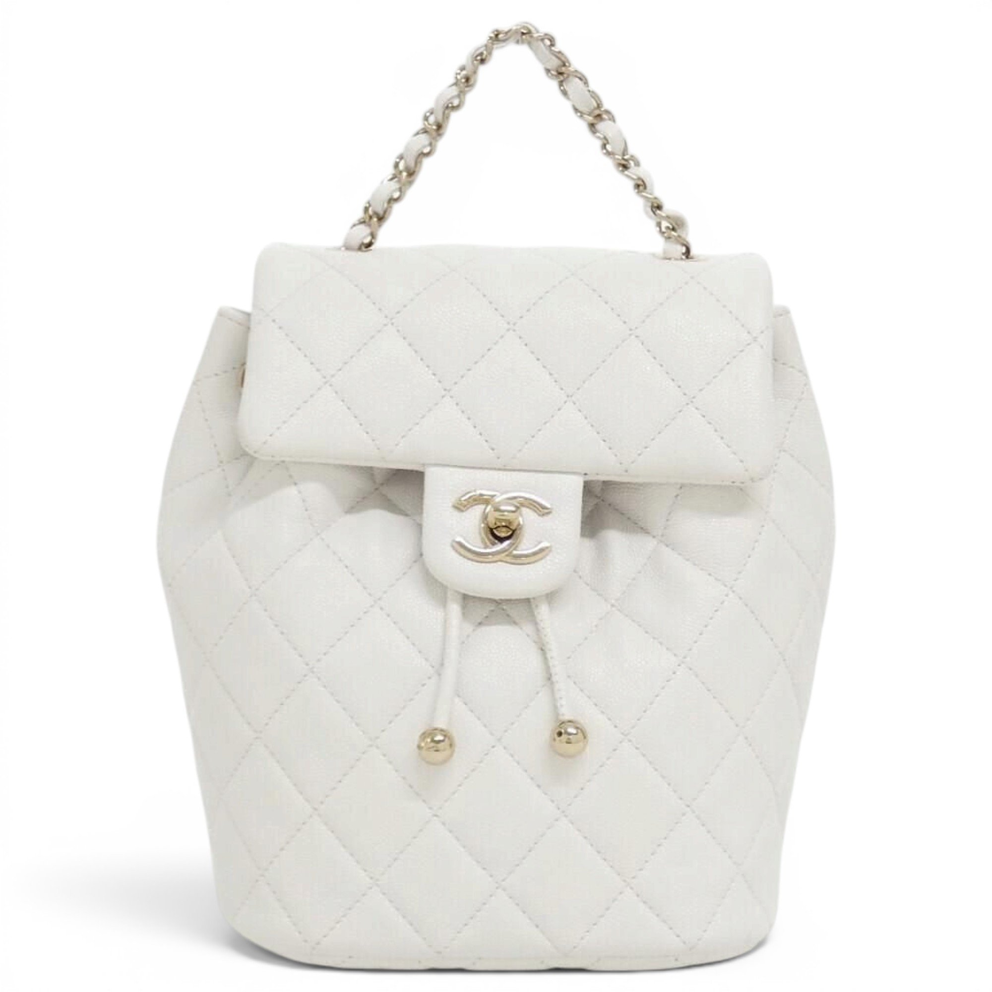 Leather backpack