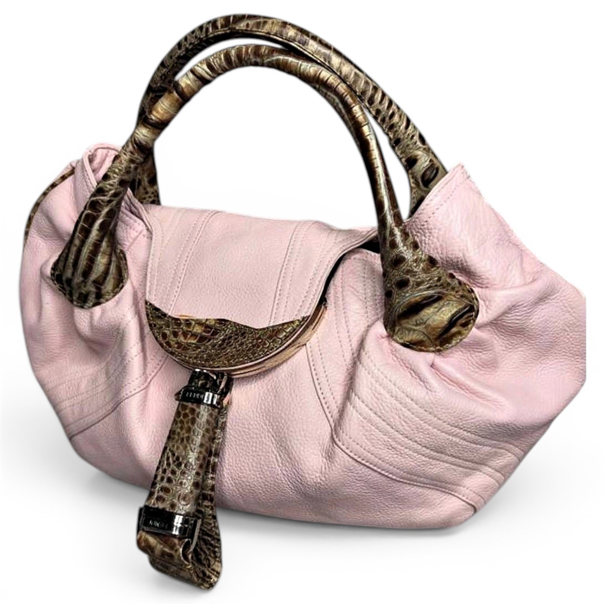 Spy leather handbag