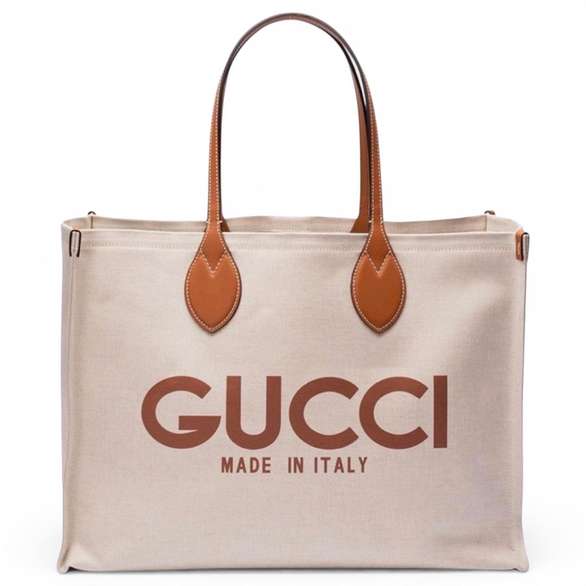 Leather tote