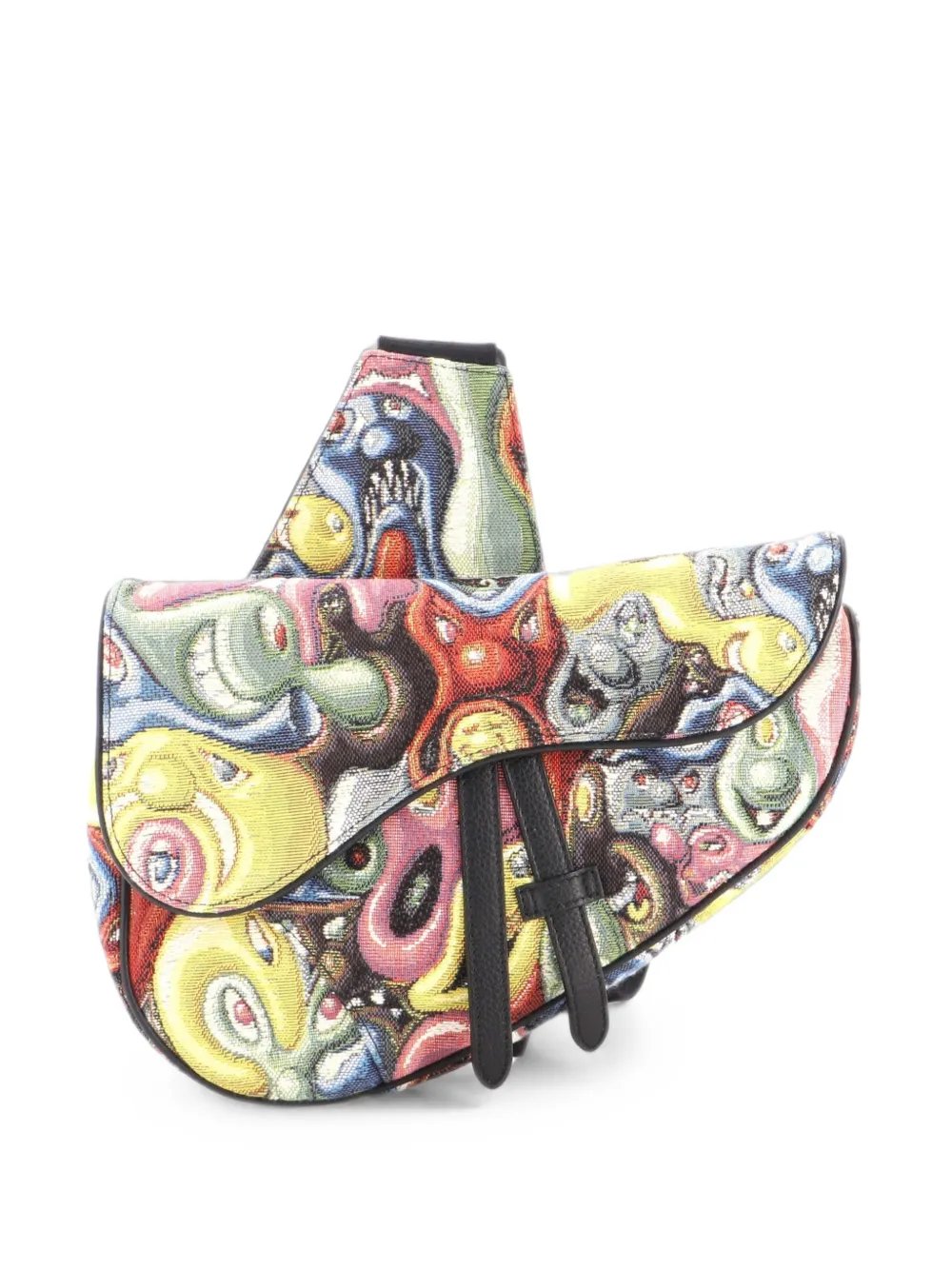 Kenny Scharf Saddle Jacquard crossbody bag