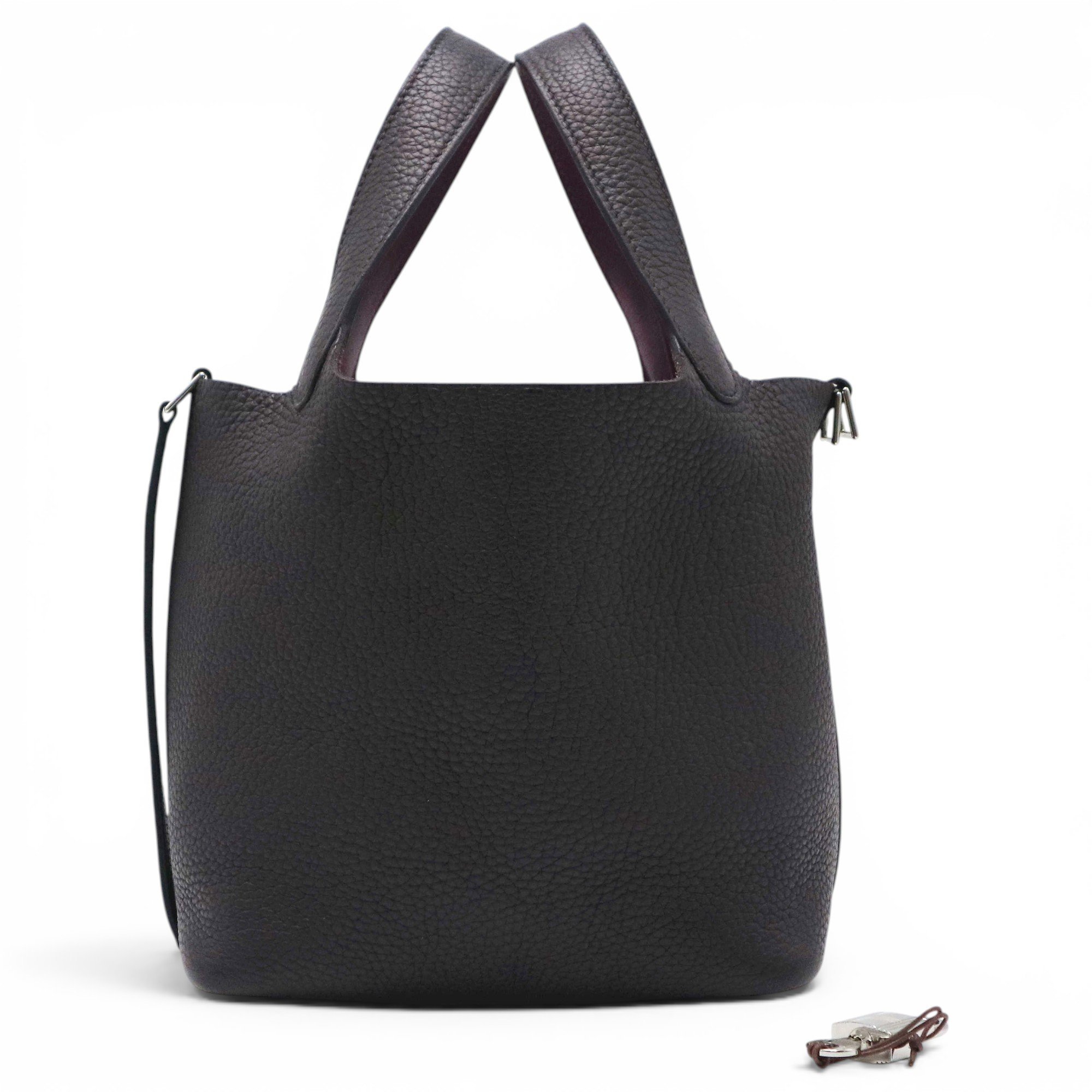 Picotin leather handbag