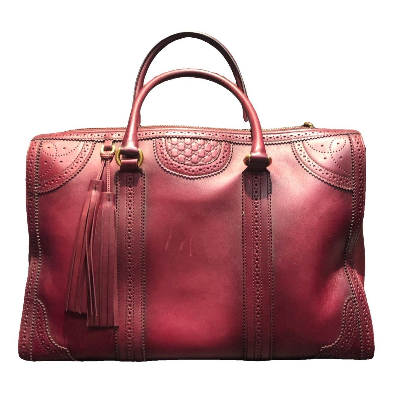 Leather handbag