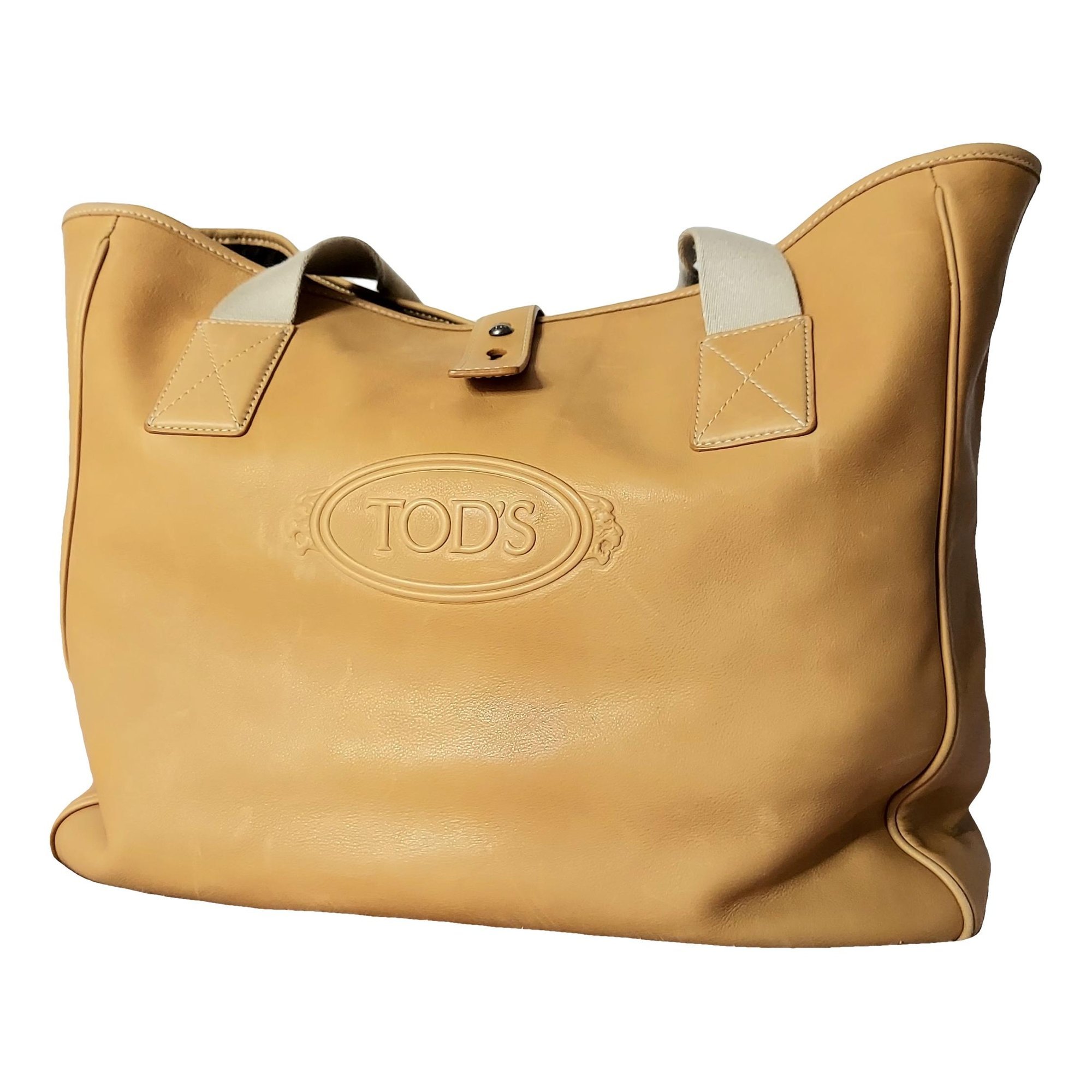 Tod's Shopping Media leather tote