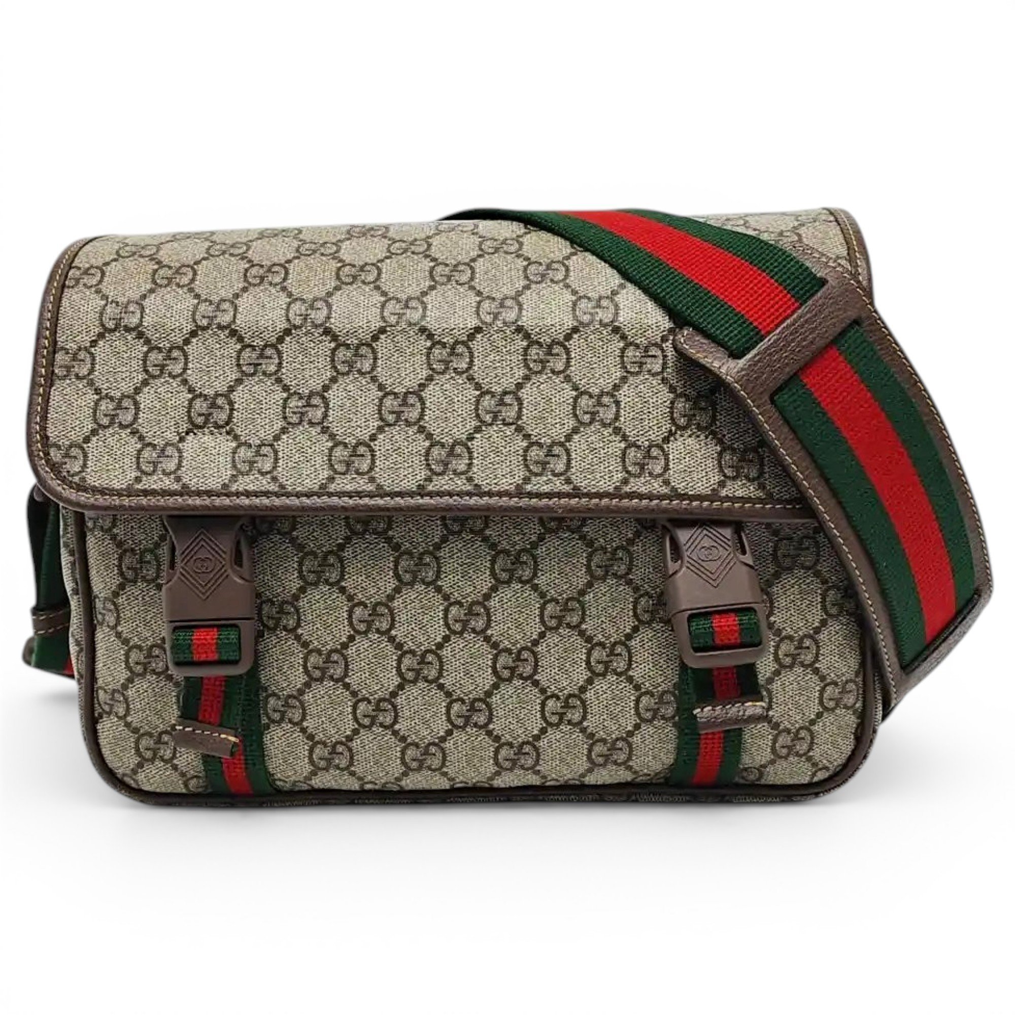 Ophidia GG Supreme leather crossbody bag