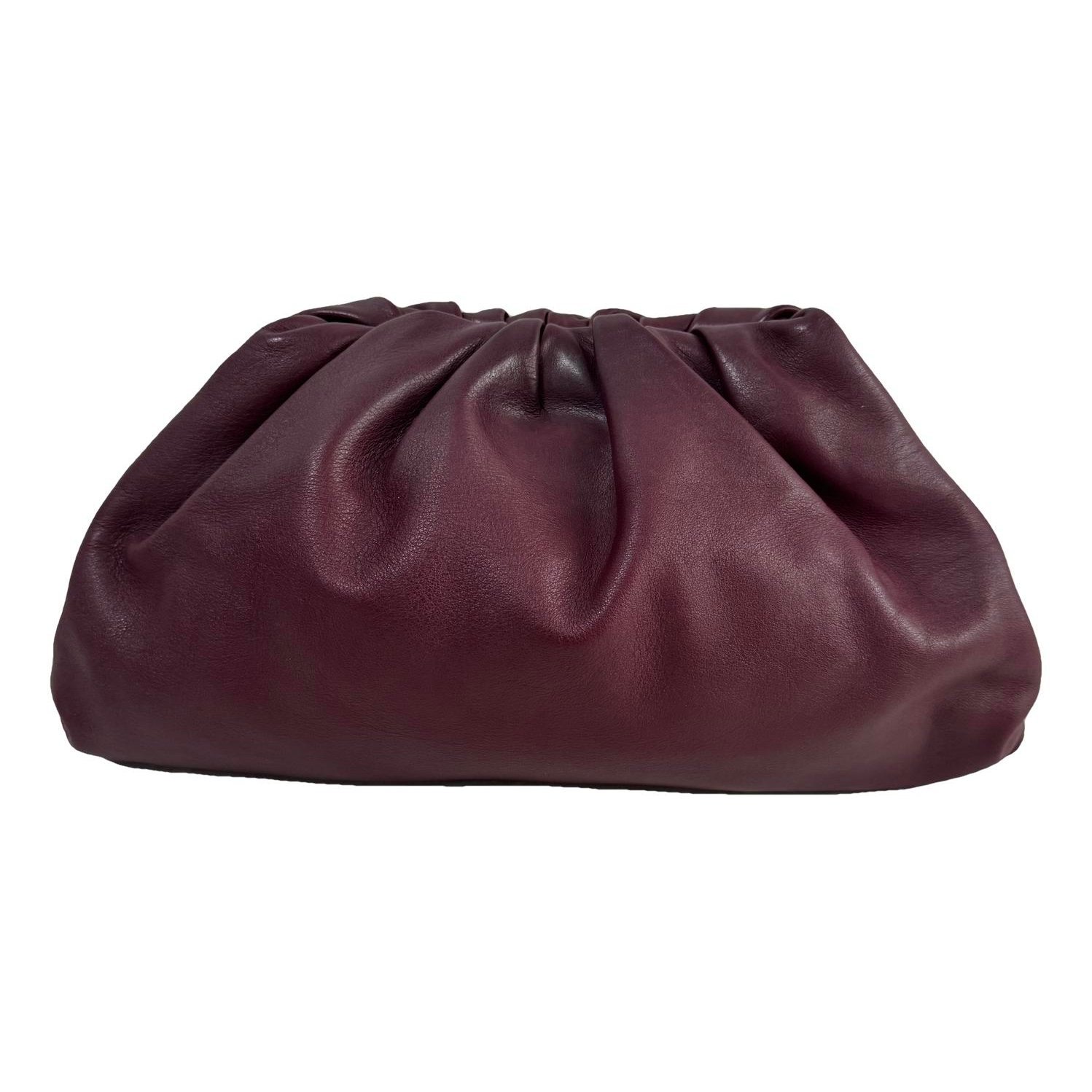 Pouch leather handbag