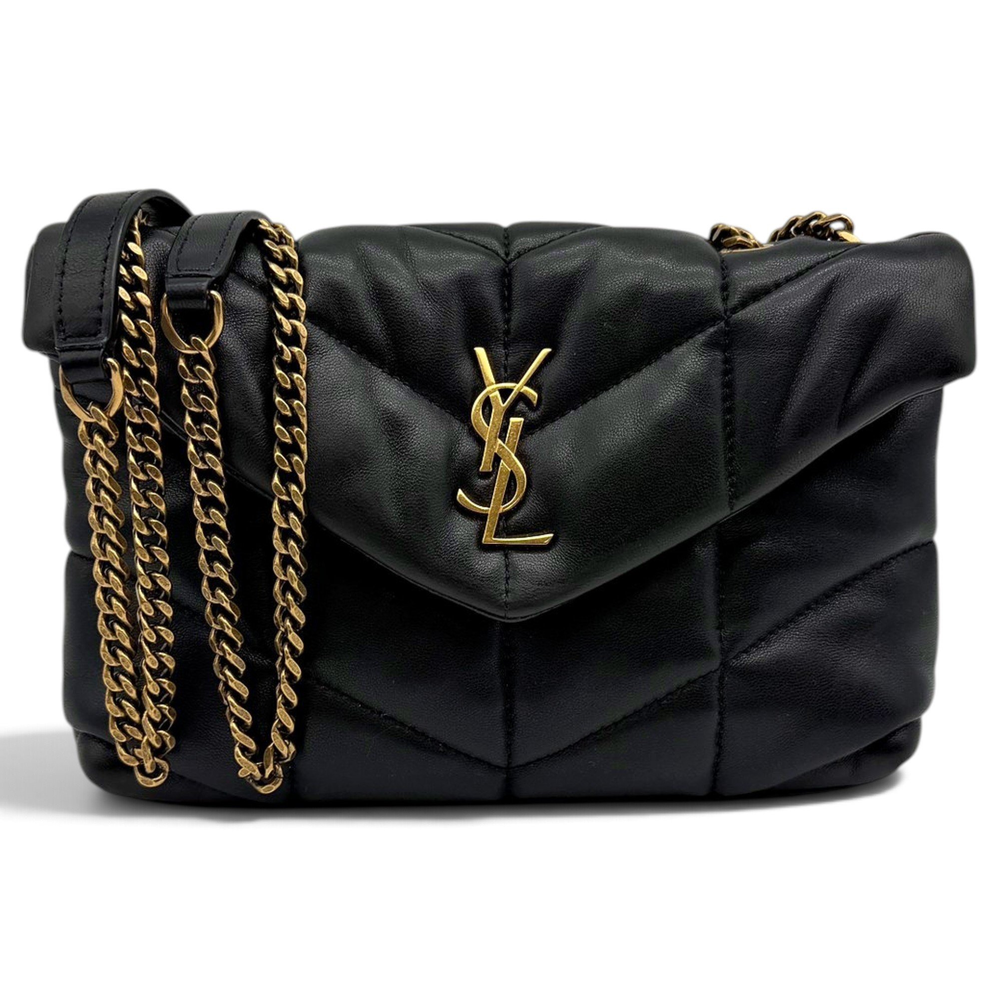 Saint Laurent Loulou Puffer leather crossbody bag