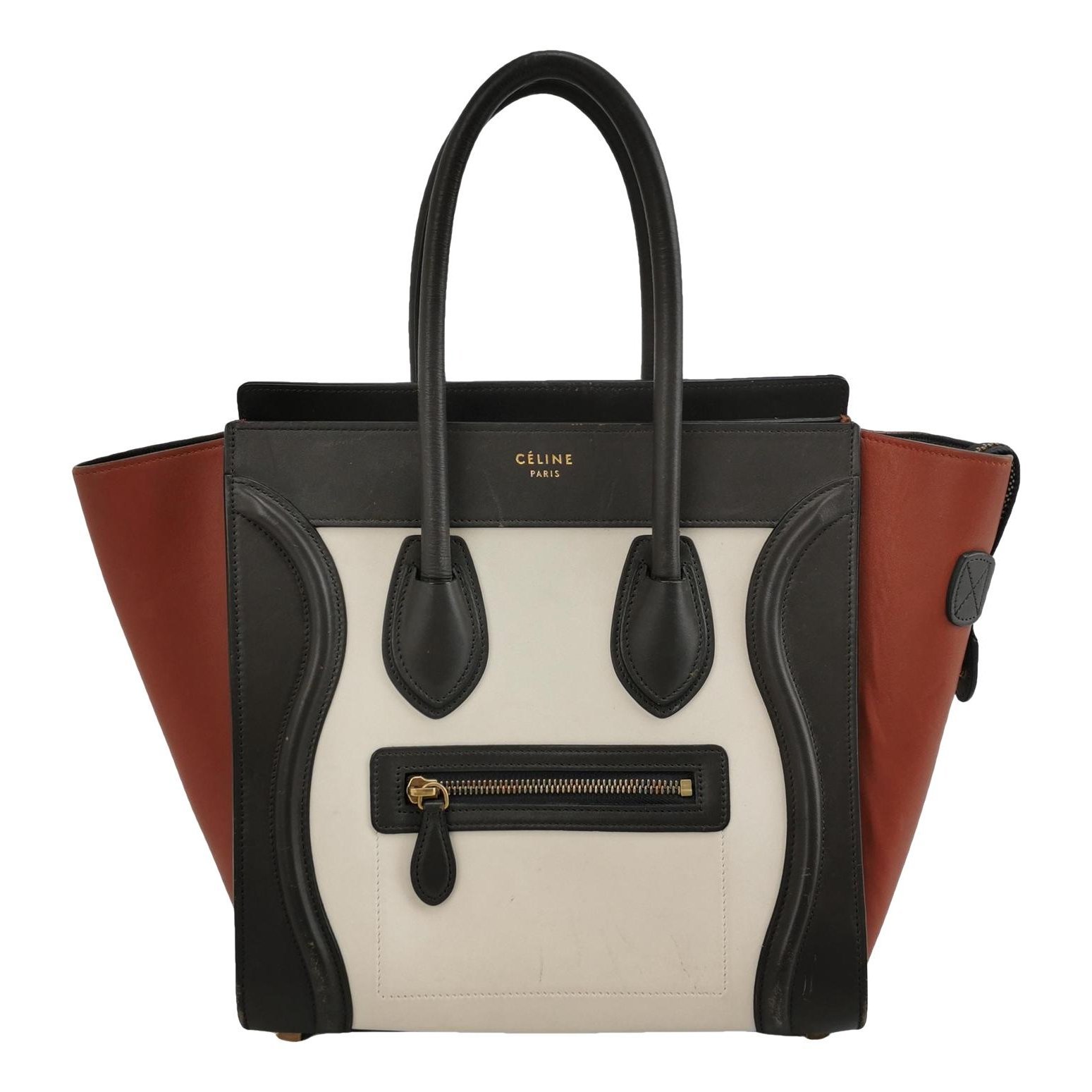 Luggage leather handbag