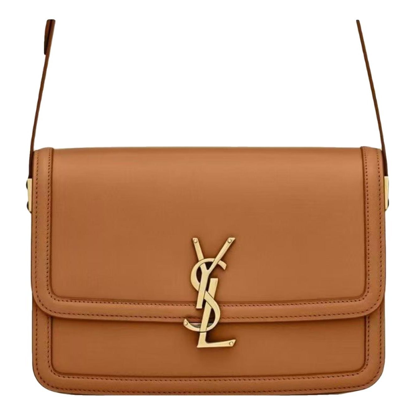 Solférino leather handbag