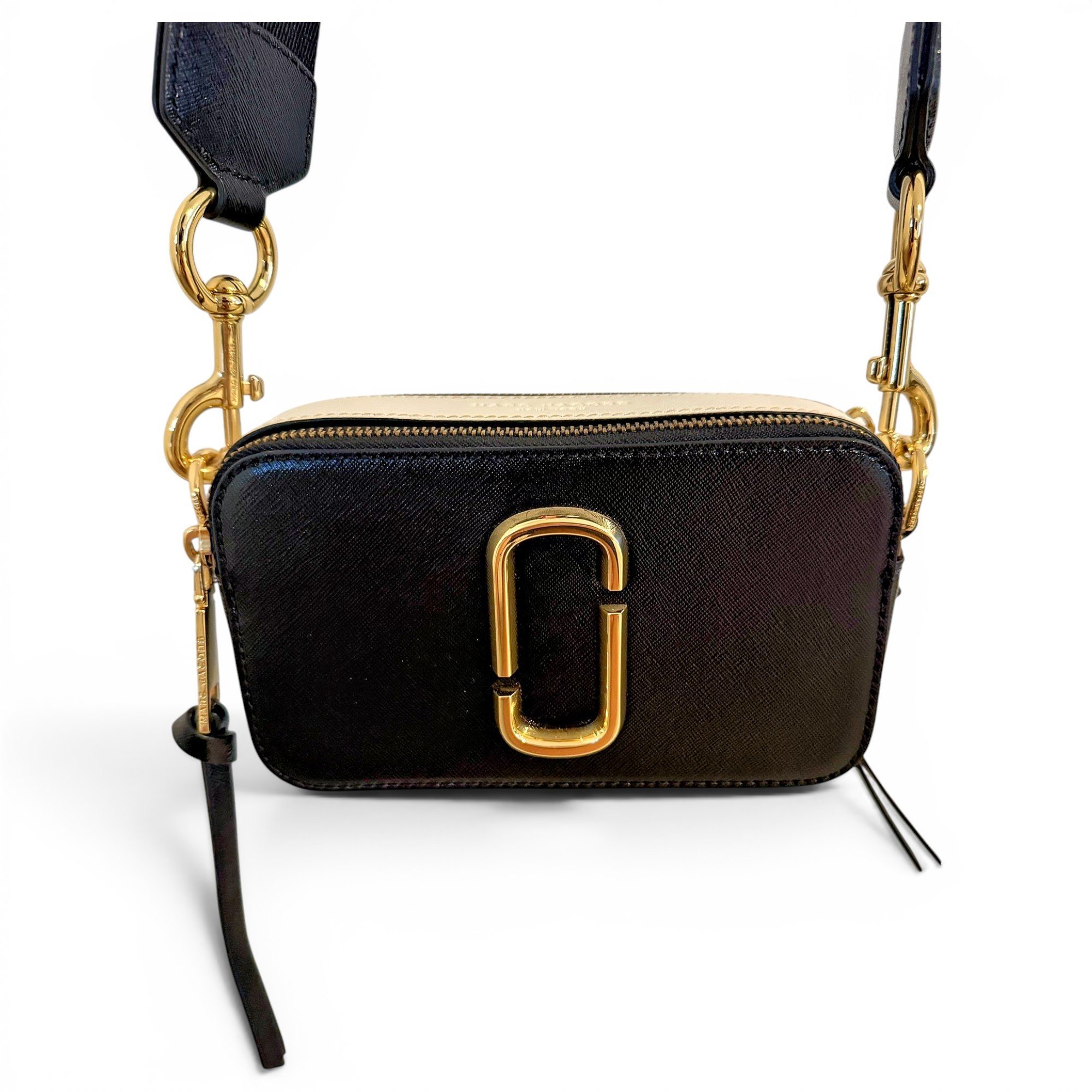 Snapshot leather crossbody bag