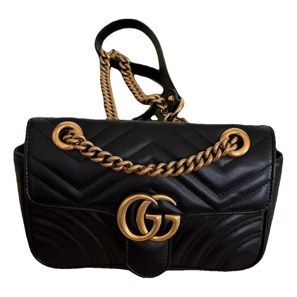 GG Marmont Flap leather crossbody bag