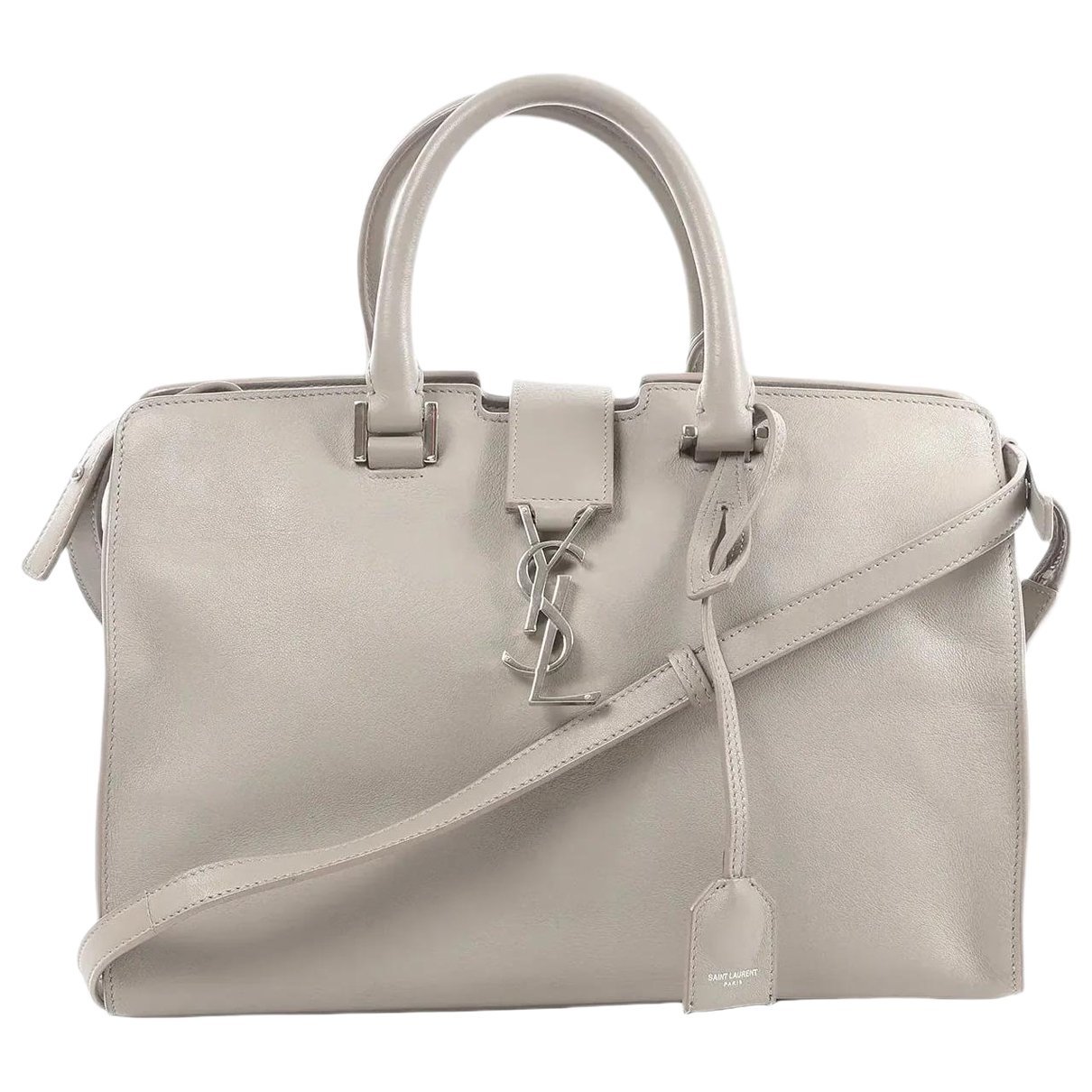 Cabas Rive Gauche leather handbag