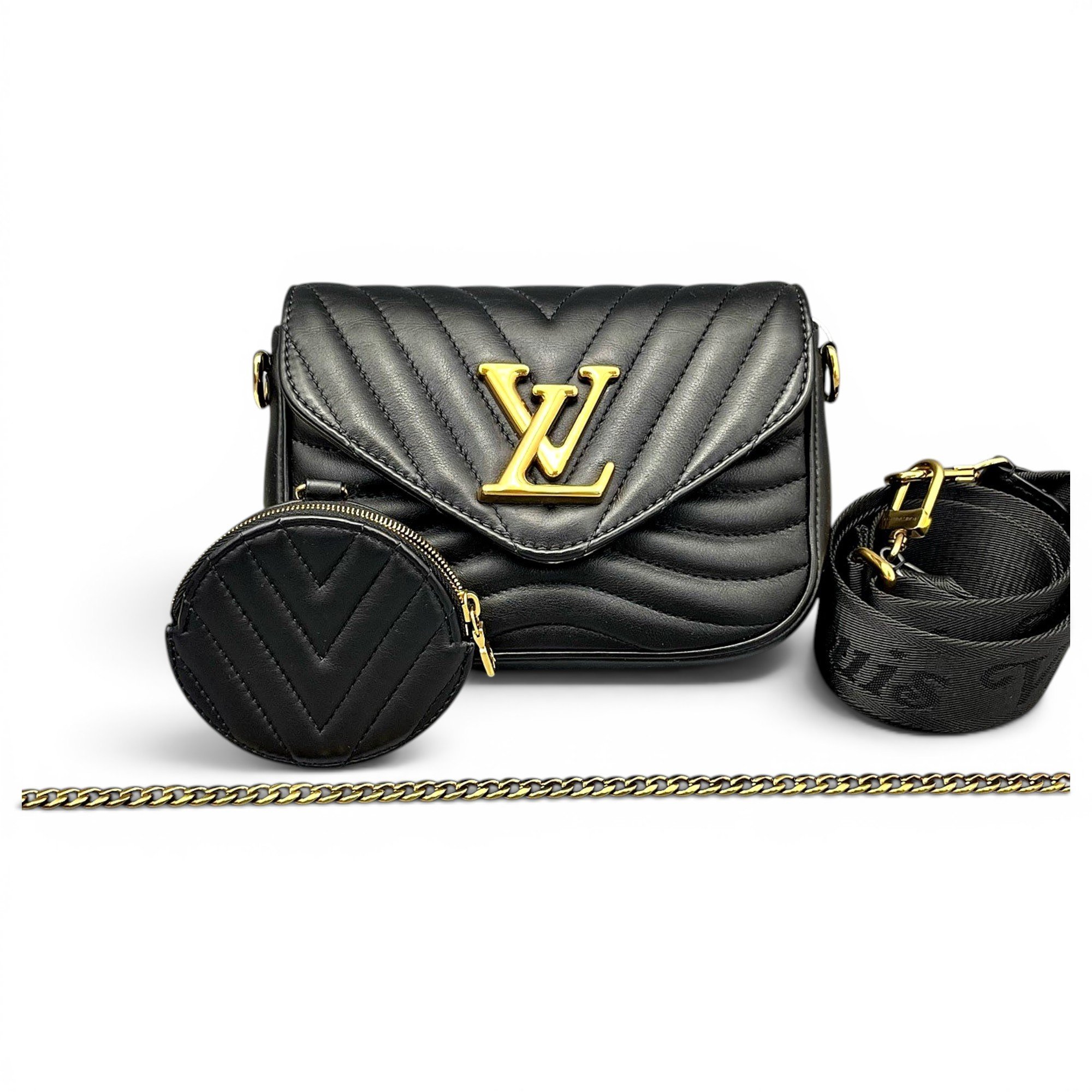 New Wave leather crossbody bag