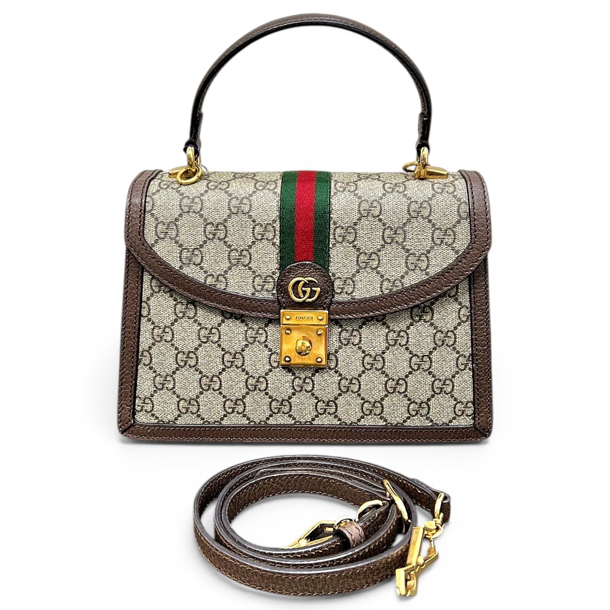 Ophidia Flap Top Handle cloth handbag