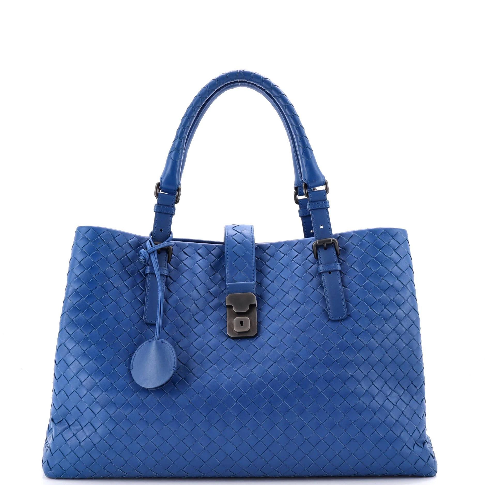 Leather tote