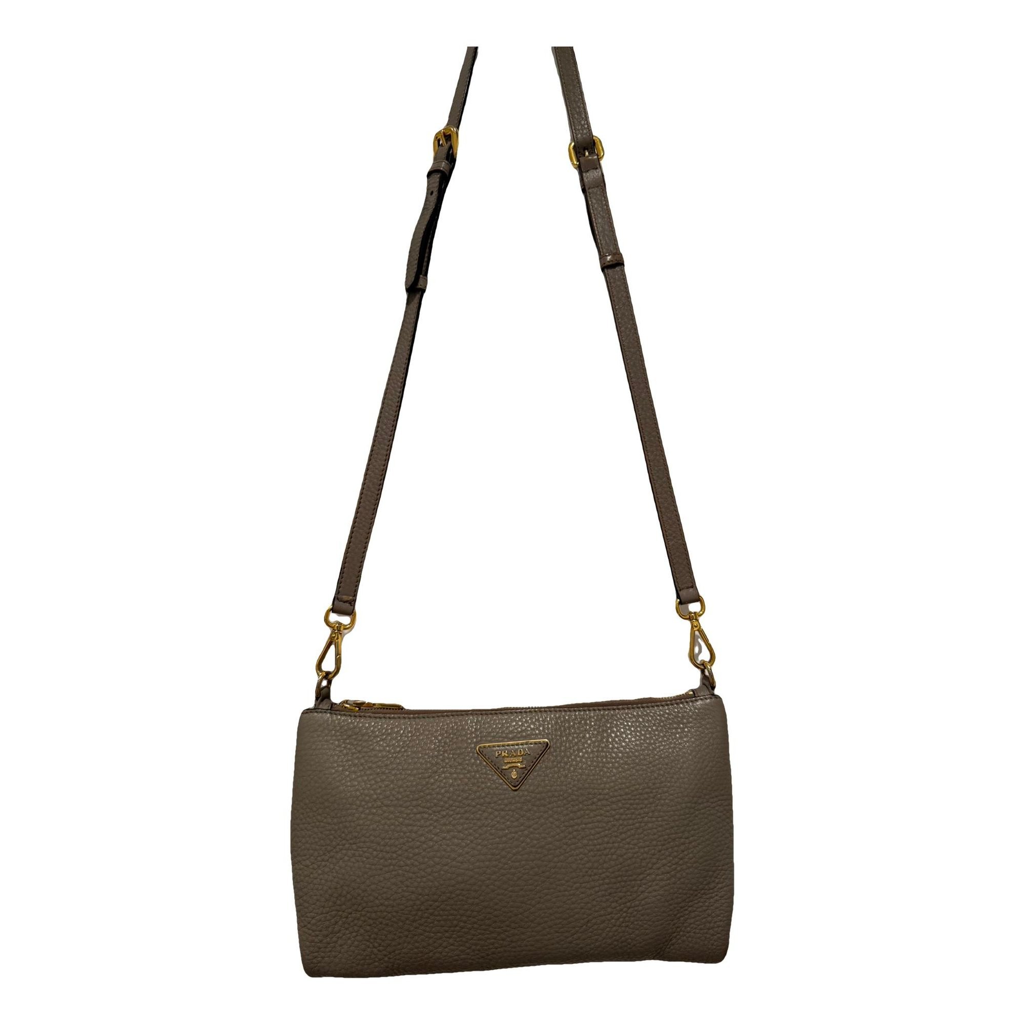 Light Frame leather crossbody bag
