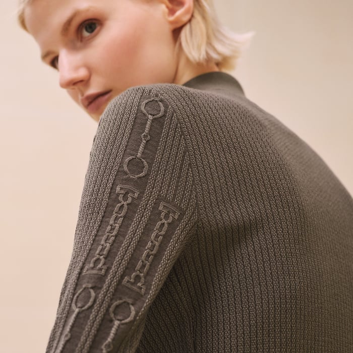 Marron Tarn Shirt Cardigan