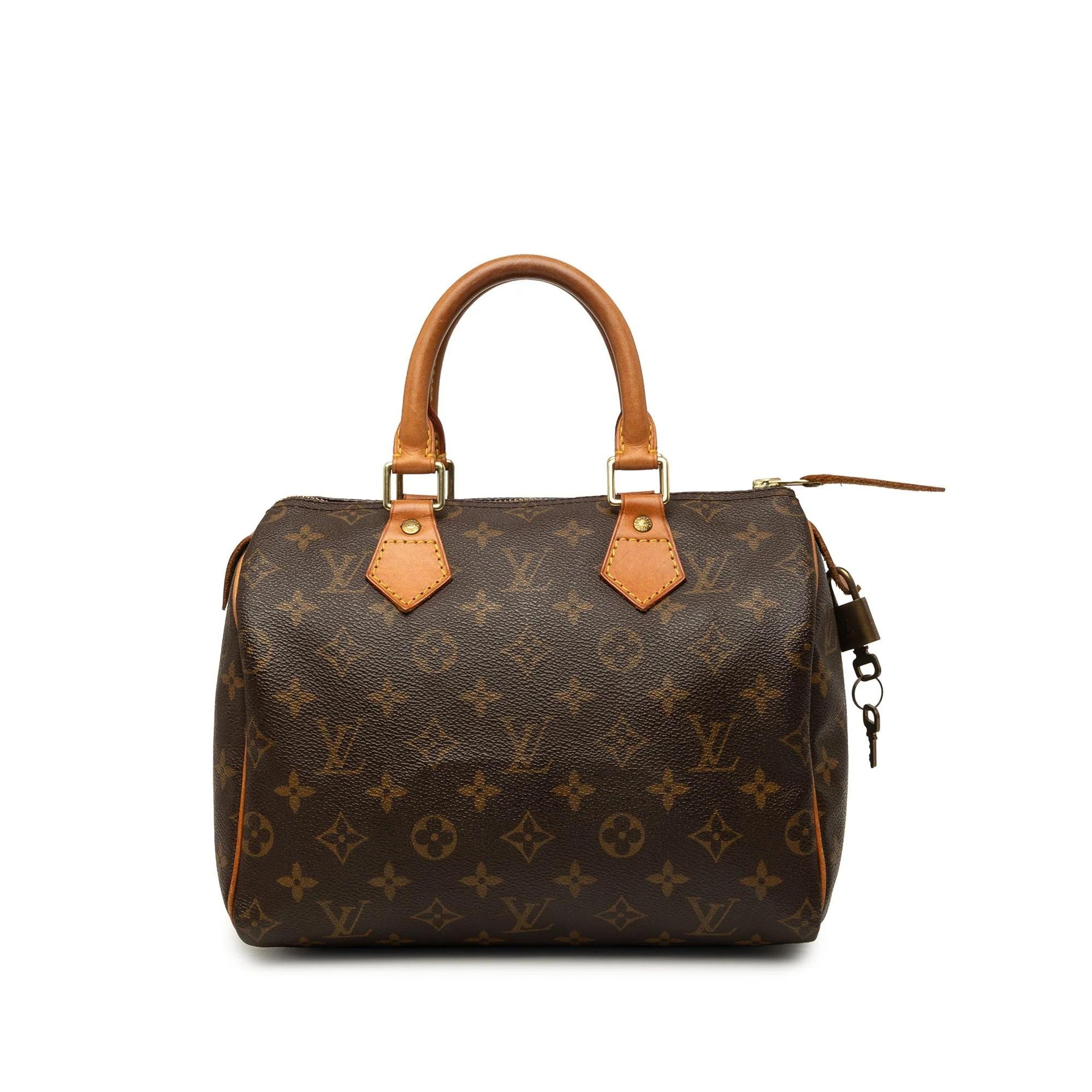 Speedy leather handbag