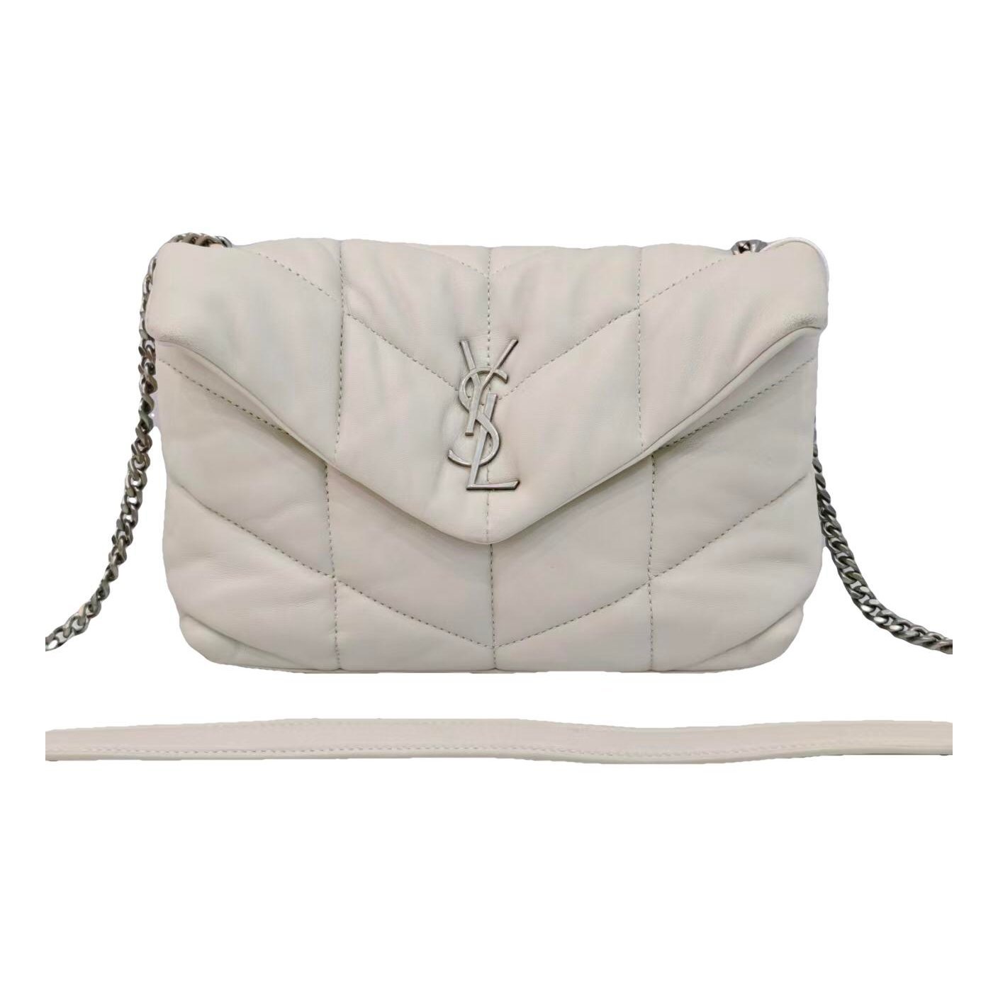 Loulou Puffer leather crossbody bag