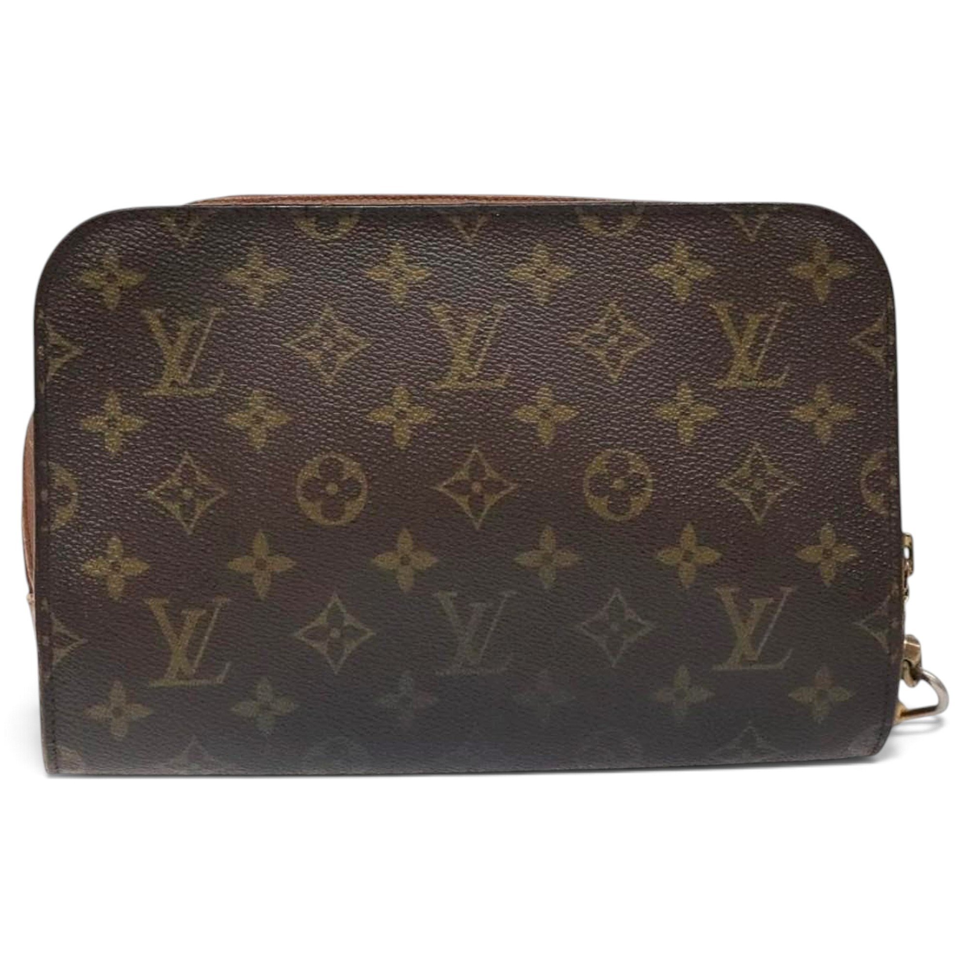 Orsay leather clutch bag