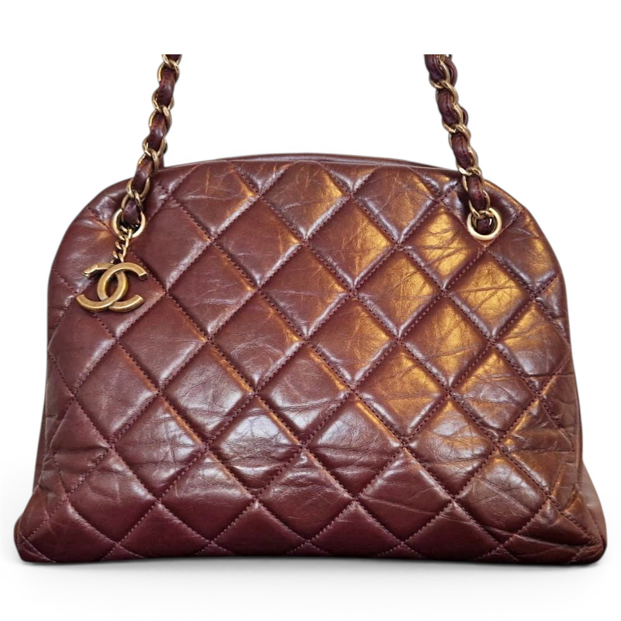 Mademoiselle leather handbag