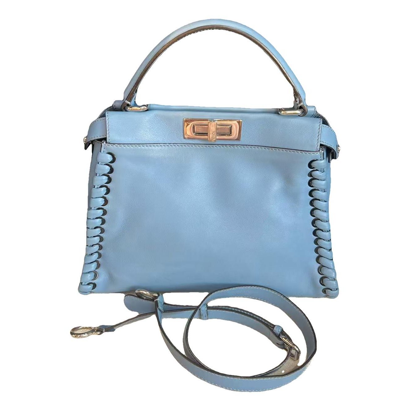 Peekaboo leather handbag