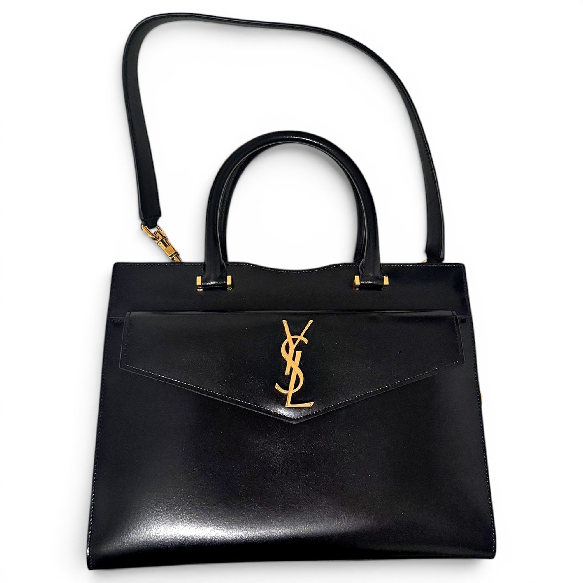 Uptown leather handbag