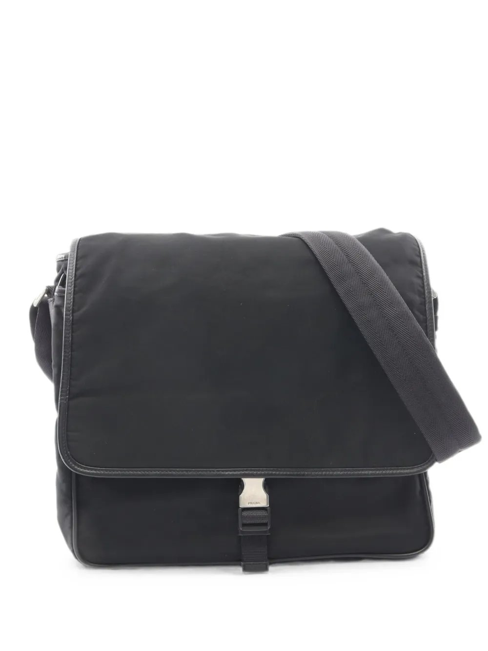 2000s buckle-detail shoulder bag