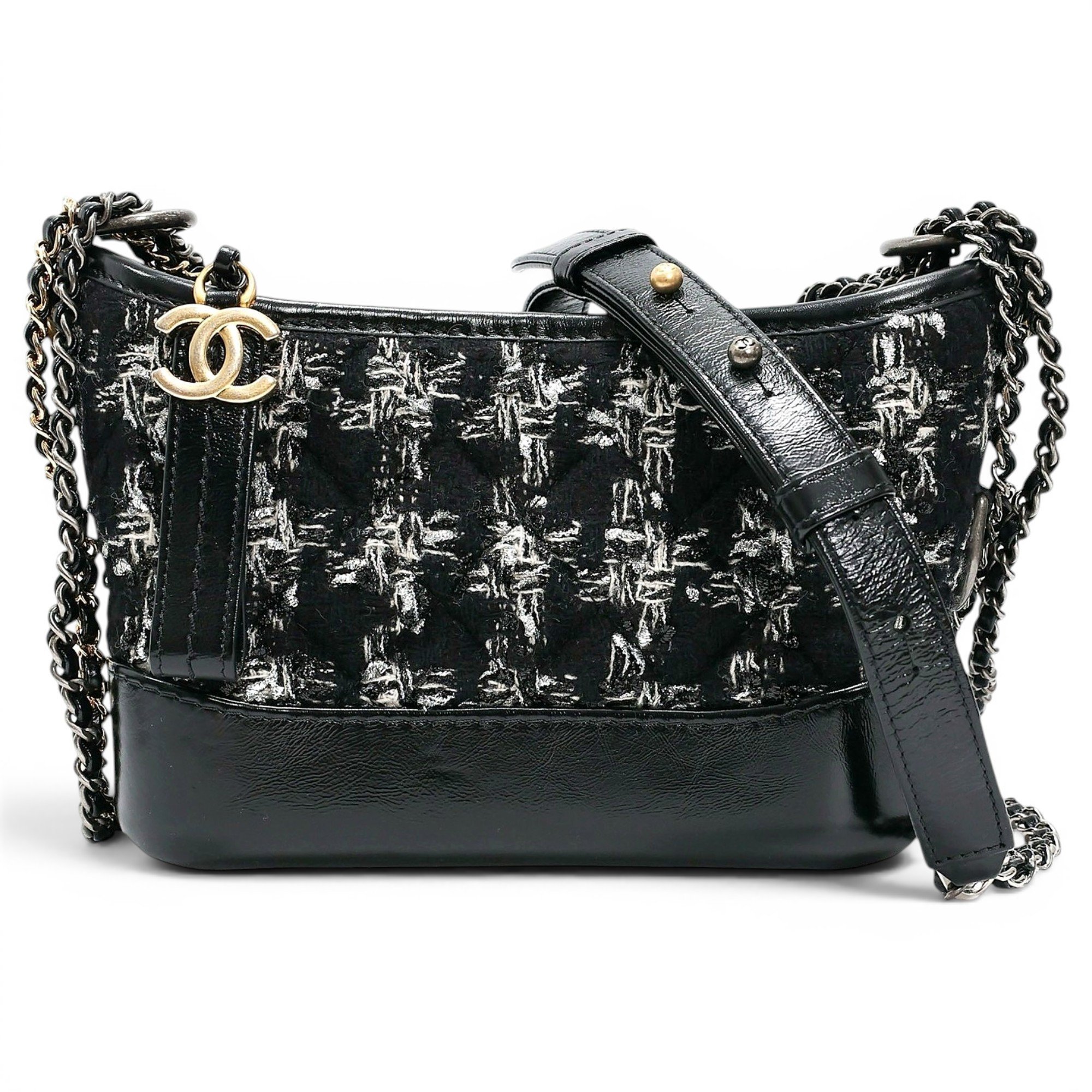 Gabrielle tweed handbag